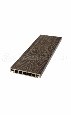 Террасная доска из ДПК SW Salix (S) (T) темно-коричневый