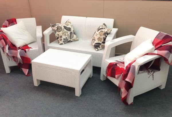 Комплект Yalta Terrace Set белый купить в Михайловке