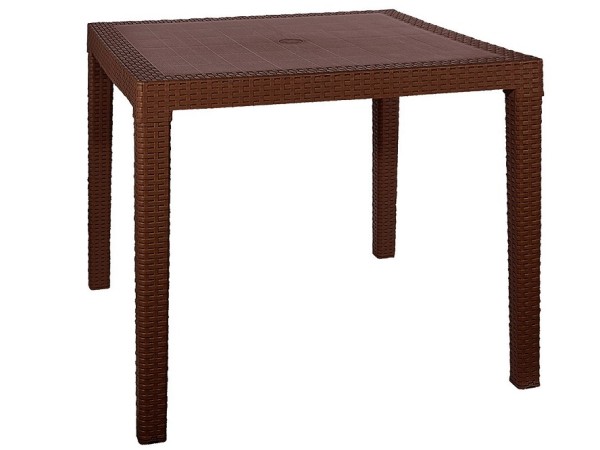 Стол квадратный FIJI Quatro Table Коричневый купить в Михайловке