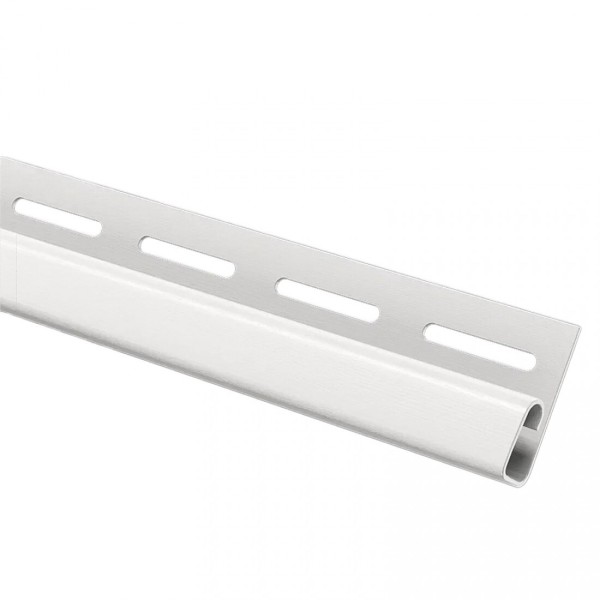 Финишная планка (завершающая полоса) для сайдинга, белая купить в Михайловке