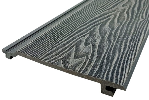 Сайдинг Darvolex 185x19x3000мм, 3D тиснение Серый купить в Михайловке