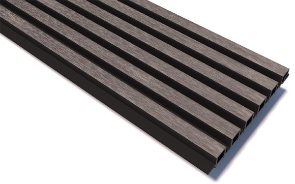 Реечные панели WOODVEX Lines Ultra Smoke gray купить в Михайловке