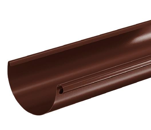 Водосток Aquasistem, система 125x90 - Водосточный желоб 3.00м RAL 8017 Коричневый купить в Михайловке