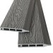 Заборная панель шип-паз EasyDecking Wood-Х 146х20 Серый купить в Михайловке