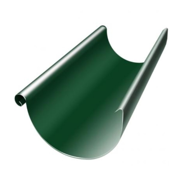Водосток Grand Line 125x90 – Желоб 3м RAL 6005 купить в Михайловке
