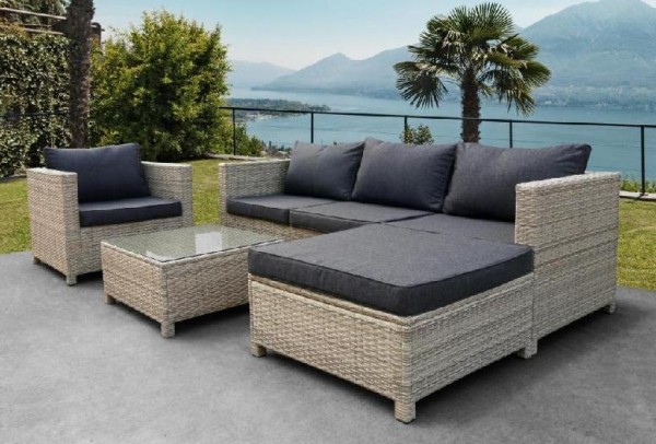 Комплект мебели AFINA плетеной из иск. ротанга YR821G Grey/Grey купить в Михайловке
