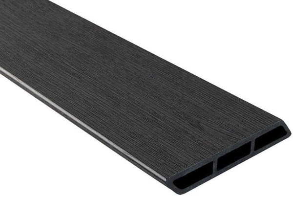 Доска Ромбус 3D ДПК Outdoor STORM BLACK черная купить в Михайловке