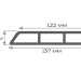Доска Ромбус 3D ДПК Outdoor STORM GREY серая микс купить в Михайловке