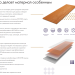 Фибросайдинг DECOVER 3600 x 190 x 8 мм Mokko купить в Михайловке