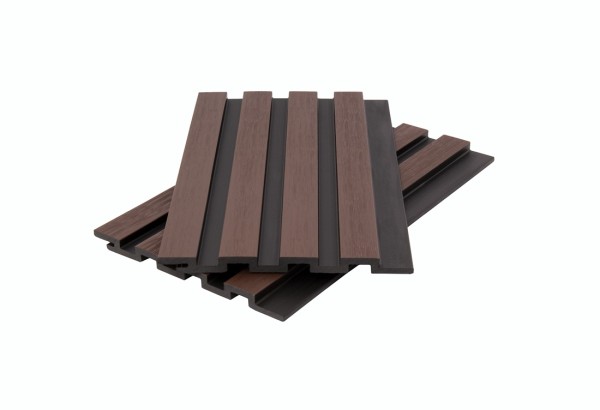 Стеновая панель брусковая двухцветная co-extrusion, chocolate mix купить в Михайловке