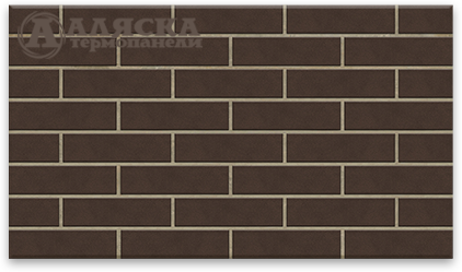 Фасадные Термопанели Аляска Amsterdam brown. 33 купить в Михайловке