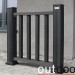 Ограждение из ДПК Outdoor Классик 3D STORM чёрный купить в Михайловке