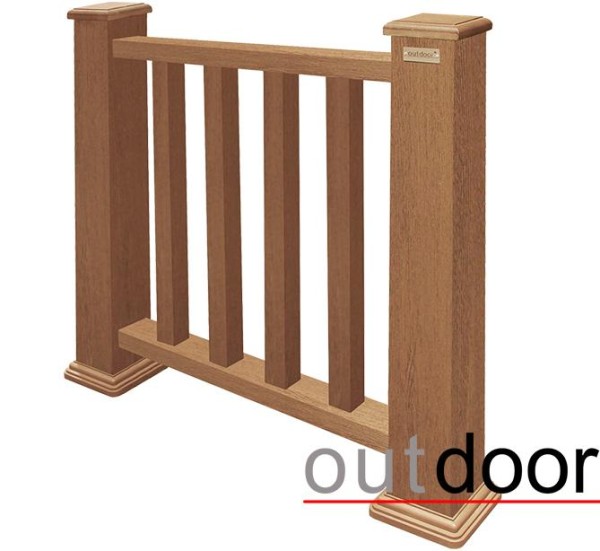 Ограждение из ДПК Outdoor Классик 3D STORM дуб купить в Михайловке