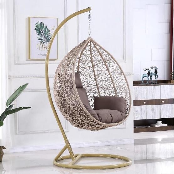 Кресло Подвесное из искусственного ротанга AFM-169A-LB Beige купить в Михайловке