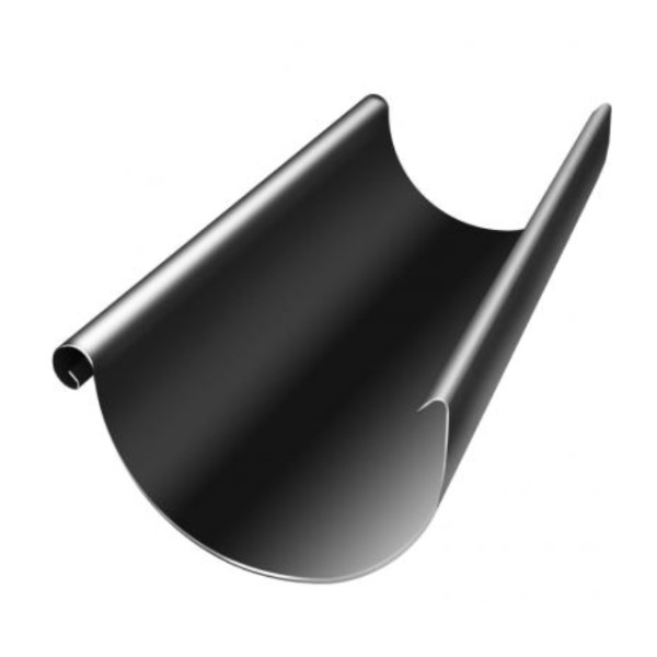 Водосток Grand Line 125x90 – Желоб 3м RAL 9005 купить в Михайловке