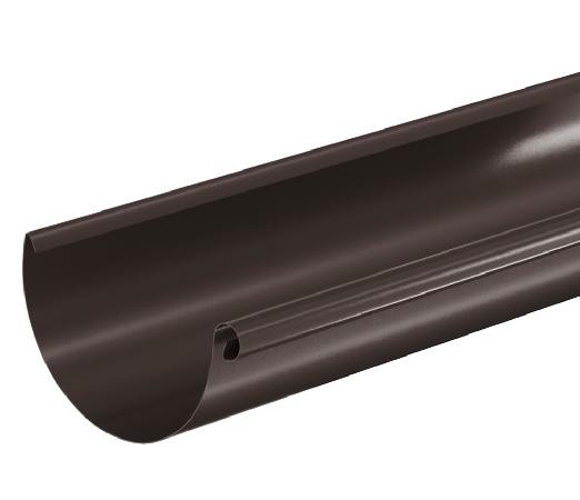 Водосток Aquasistem, система 150/100 - Водосточный желоб 3.00м RR 32 Тёмно Коричневый купить в Михайловке