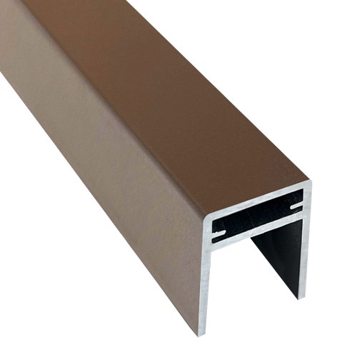 П-профиль Алюминиевый EasyDecking 35x25 Венге купить в Михайловке