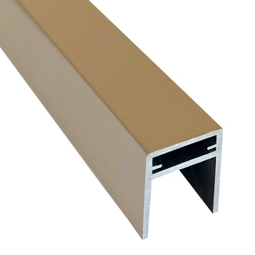 П-профиль Алюминиевый EasyDecking 35x25 Дуб купить в Михайловке
