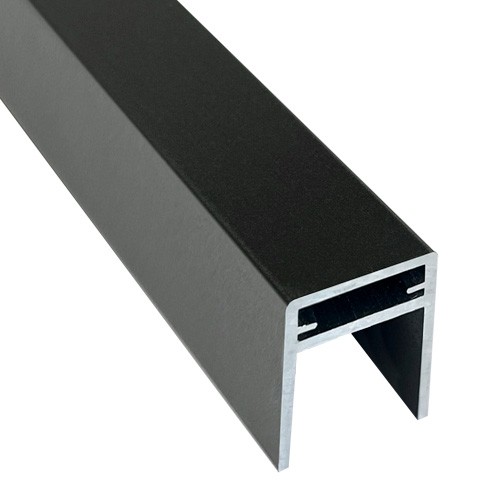 П-профиль Алюминиевый EasyDecking 35x25 Черное дерево купить в Михайловке