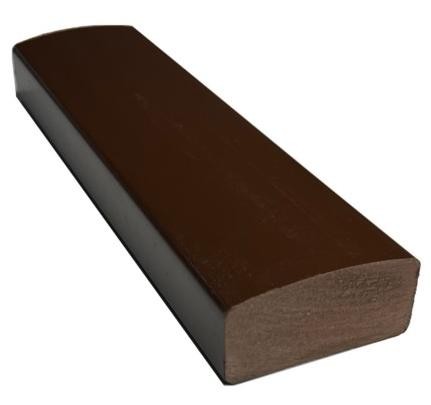 Лавочный брус Ecodecking Некст полнотелый глянцевый 70х35 шоколад (под заказ) купить в Михайловке
