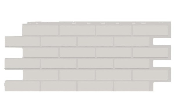 Фасадная панель T-Siding Кирпич Модерн Эко Уайт купить в Михайловке