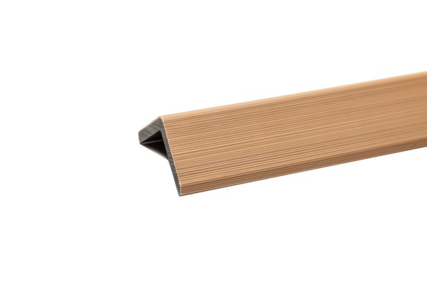 Уголок торцевой Ecodecking Скай коэкструзия 45х45х3000 Бук купить в Михайловке