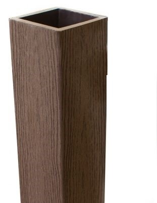 Столб опорный Woodvex Co-Extrusion Темно - Коричневый купить в Михайловке